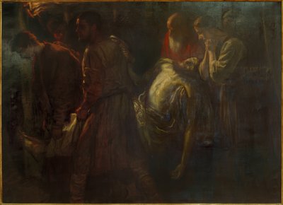The Burial of Christ by Fritz von Uhde